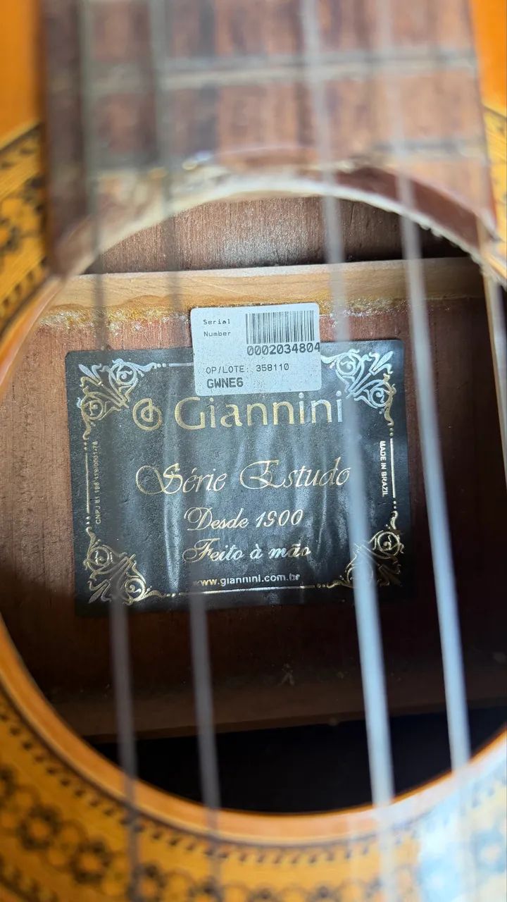 VIOLÃO GIANNINI SÉRIE ESTUDO  - Foto 3