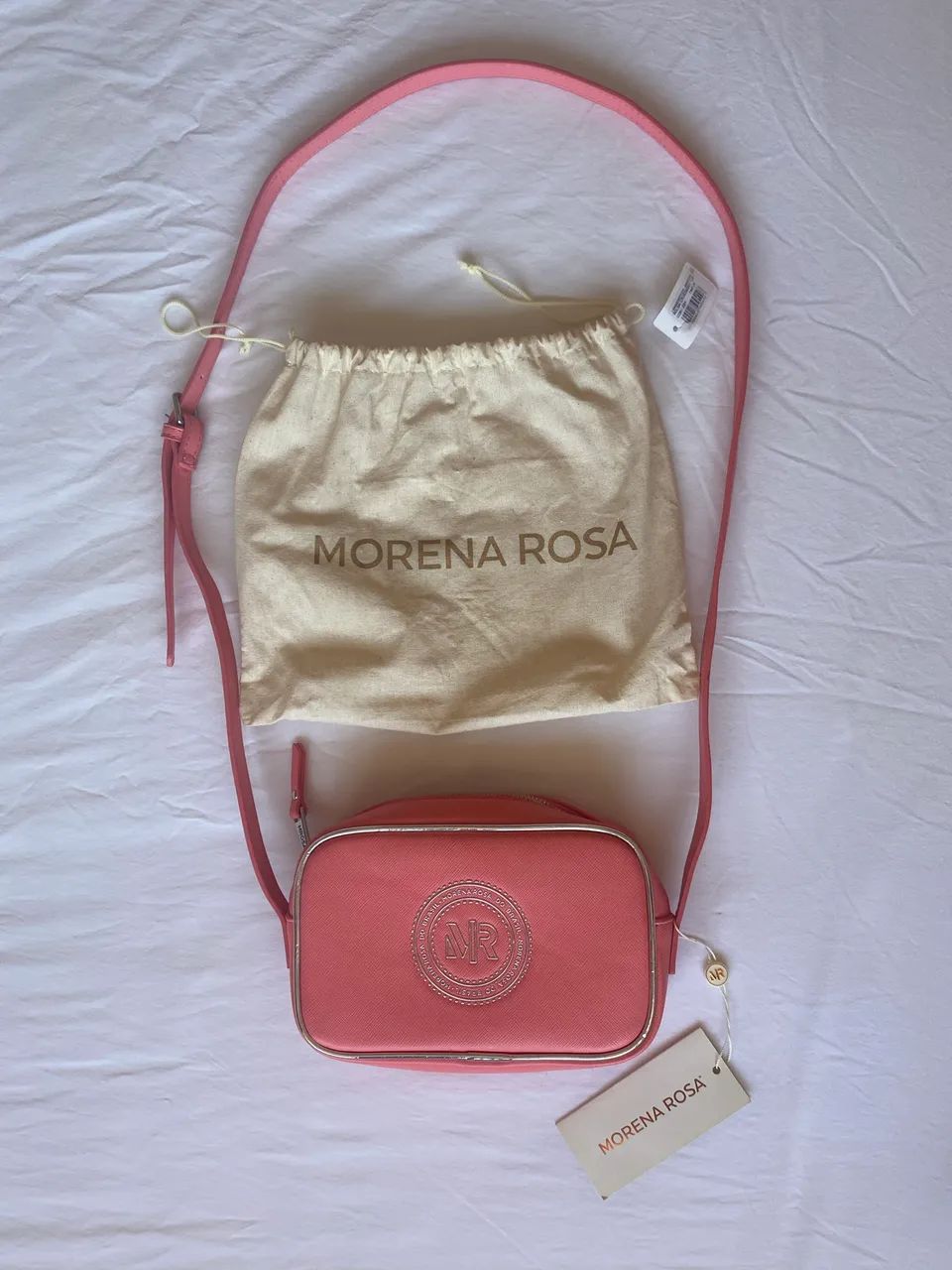 Bolsa pequena rosa Morena rosa