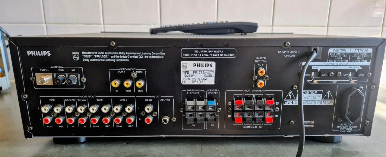 Receiver Philips FR752 impecável  - Foto 5