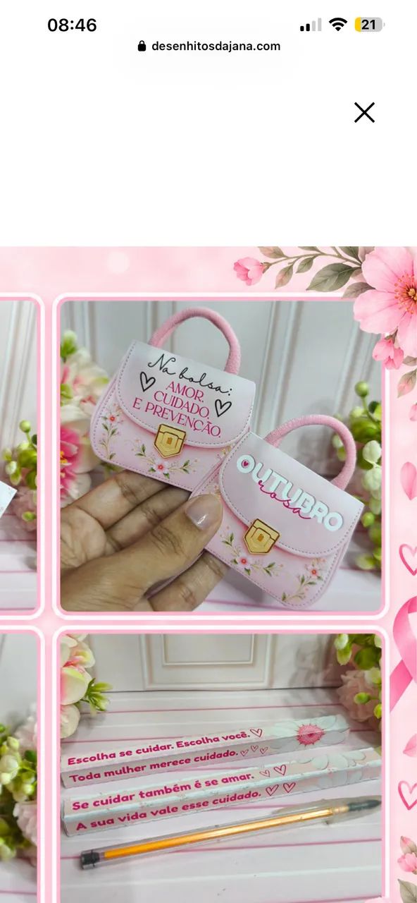 ? LEMBRANCINHAS PERSONALIZADAS ? OUTUBRO ROSA ? - Foto 2