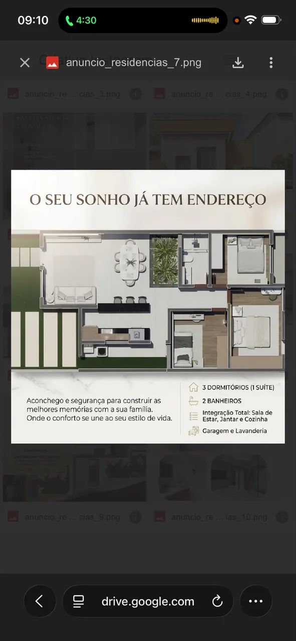 Casa a Venda 3 quartos 2 Banheiros