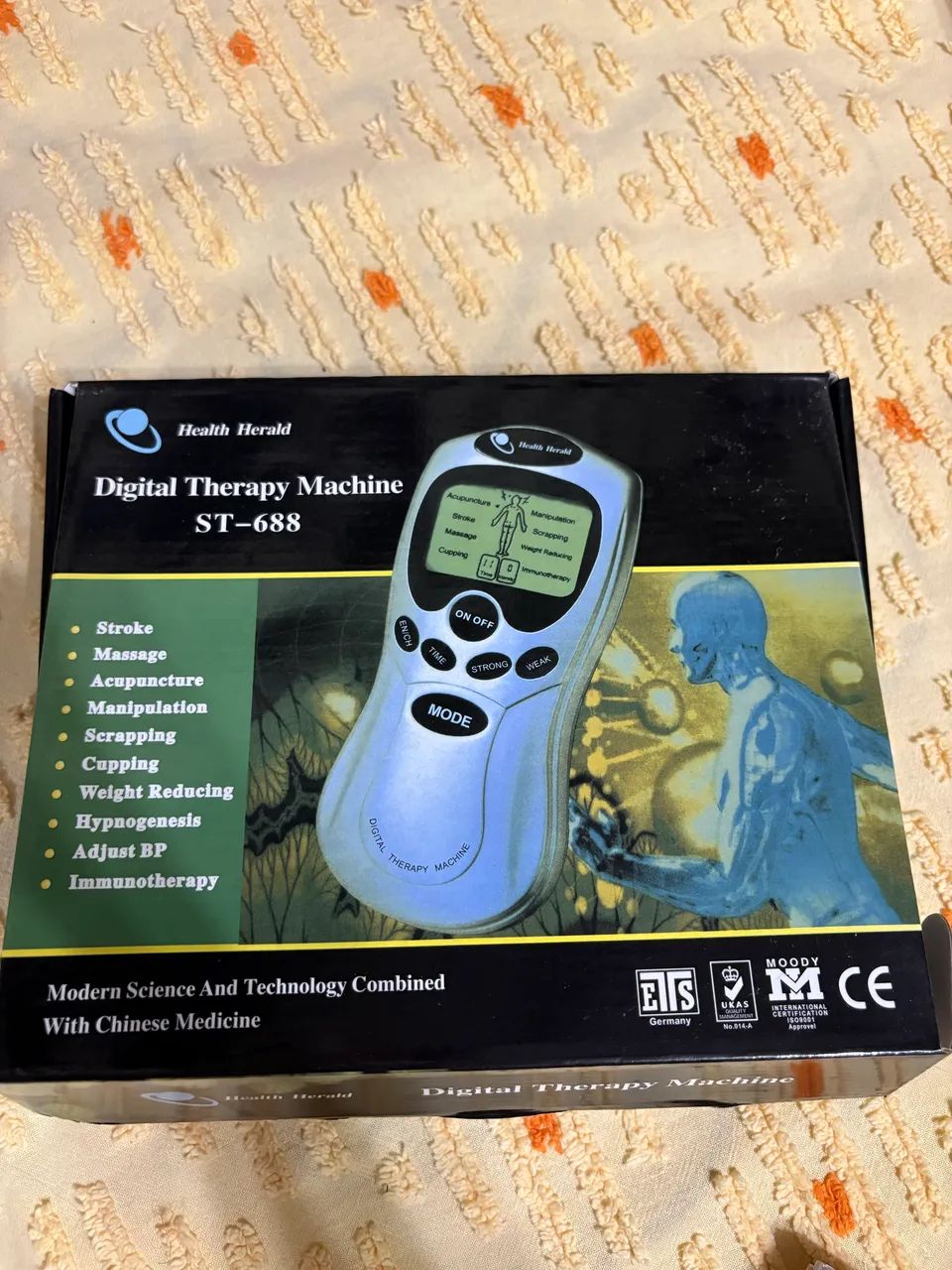 Digital therapy machine (fisioterapia, acupuntura portátil )