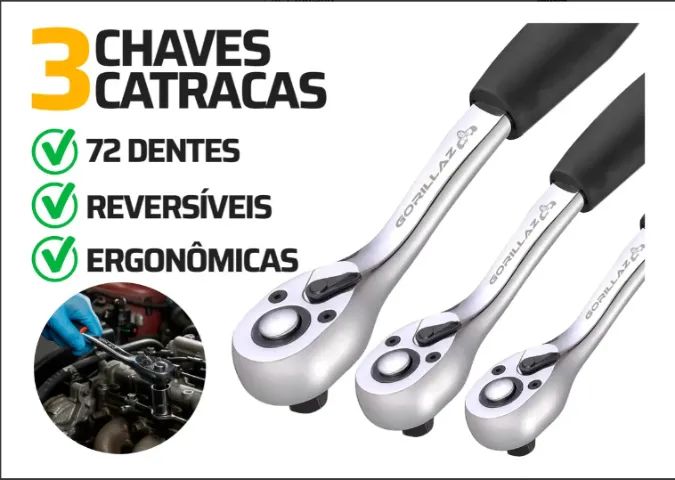 Jogo Oficina Master Maleta Com 222 Ferramentas Profissional Preto - Foto 3