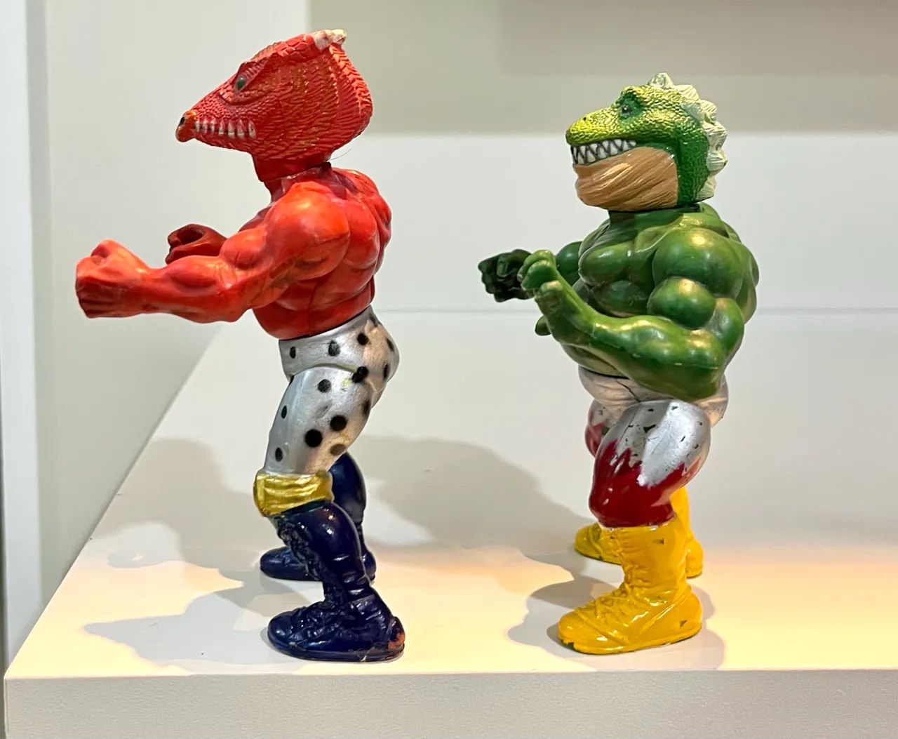 Bonecos Monster Warriors Mannix 1993 (Blood Monster E Dino Monster) - Foto 2