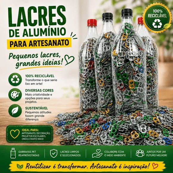 04 GARRAFAS LACRES DE ALUMINIO PET 2 LITROS CHEIA - USADO 
