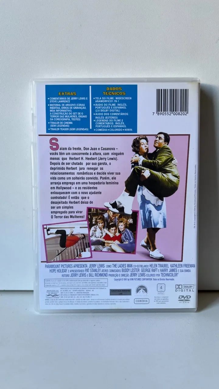 DVD - O Terror das Mulheres: Jerry Lewis - Foto 3