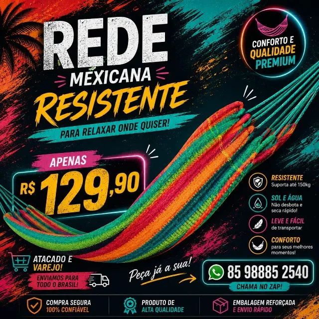 rede casal de naylon