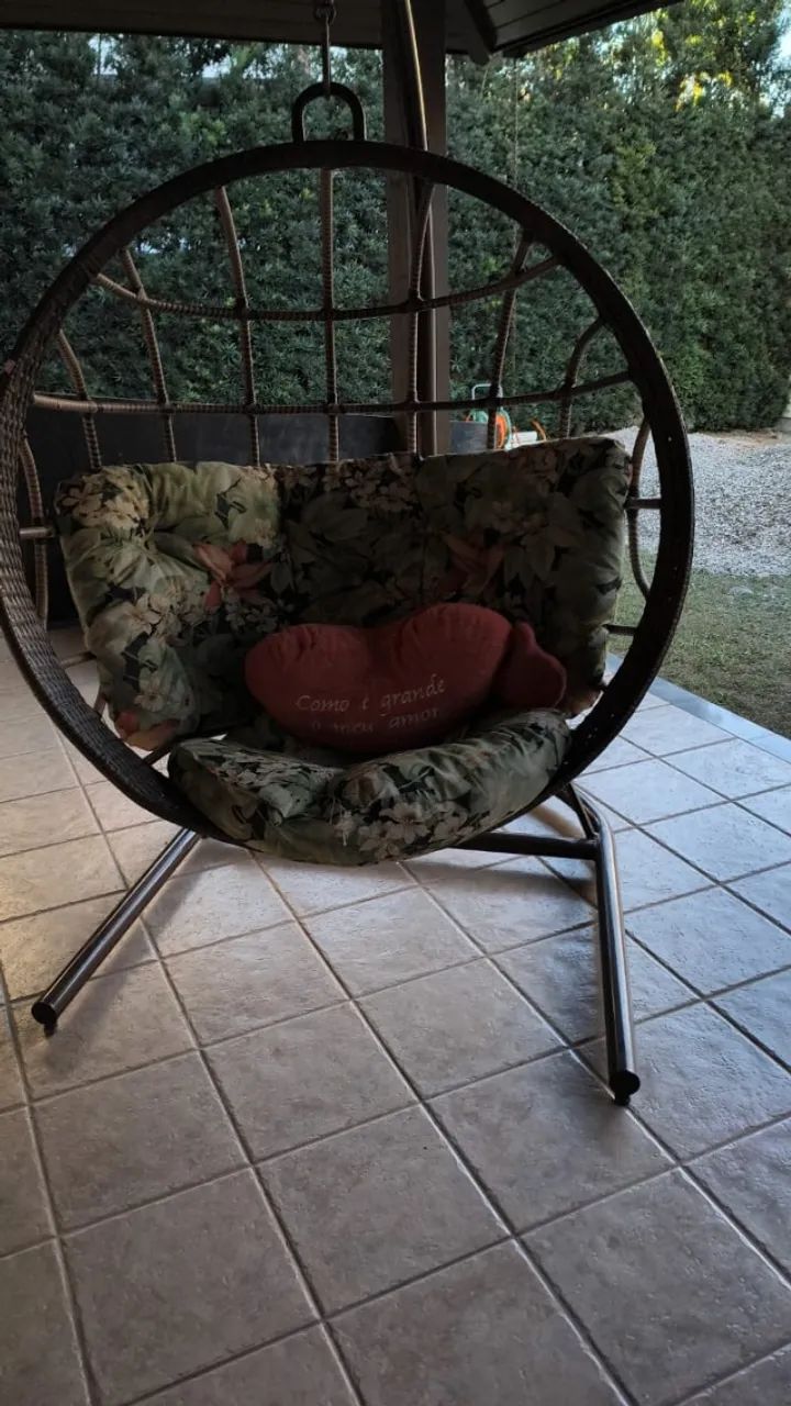 Balanço com cesto, perfeito para varandas - Foto 2