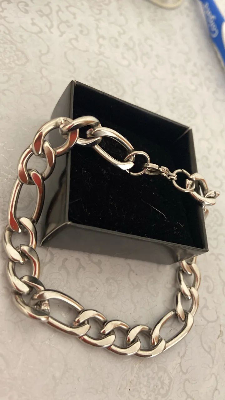 Pulseira de prata nunca usada - Foto 3