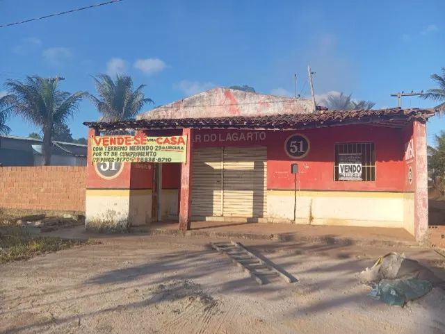 Casa com terreno - Povoado Nova Estância