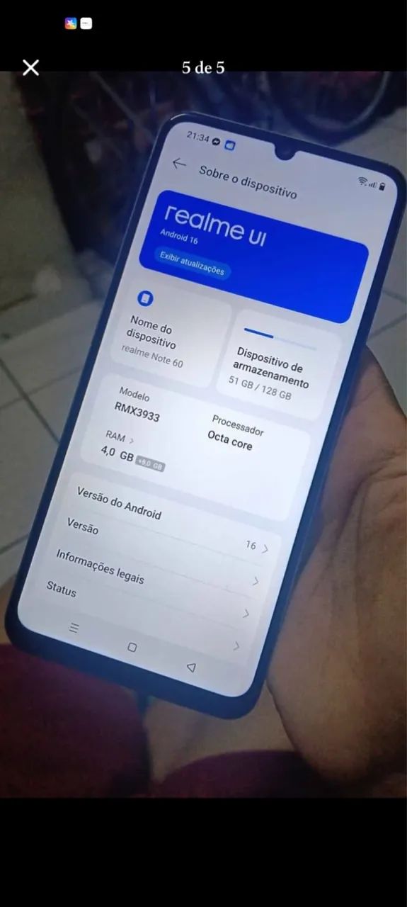 Celular - Realme Nota60 - Foto 2