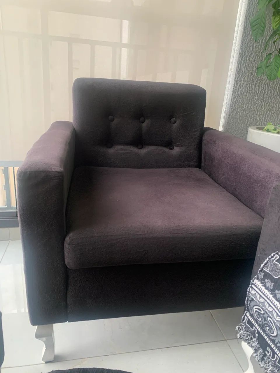 2 poltronas preta