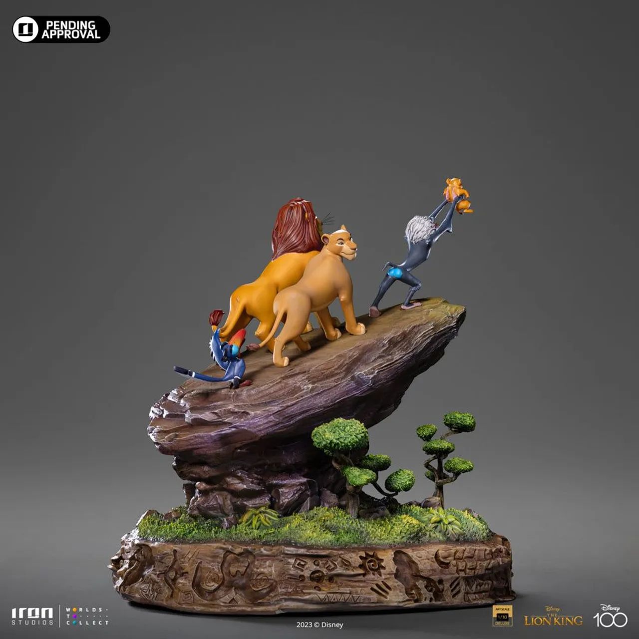 Rei Leão Deluxe - The Lion King - Art Scale 1/10 - Iron Studios - Foto 3