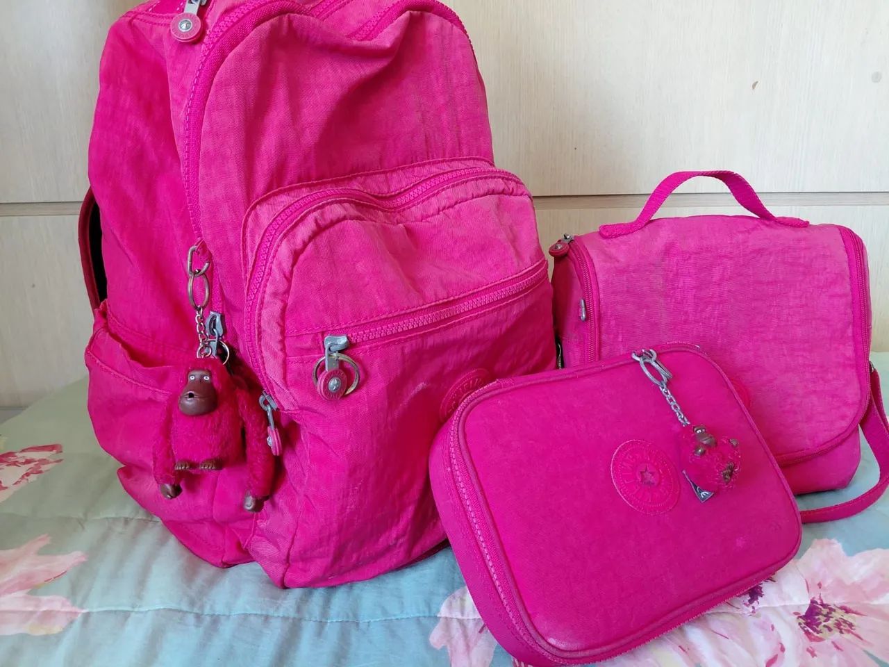 Kit mochila lancheira estojo Kipling  - Foto 2