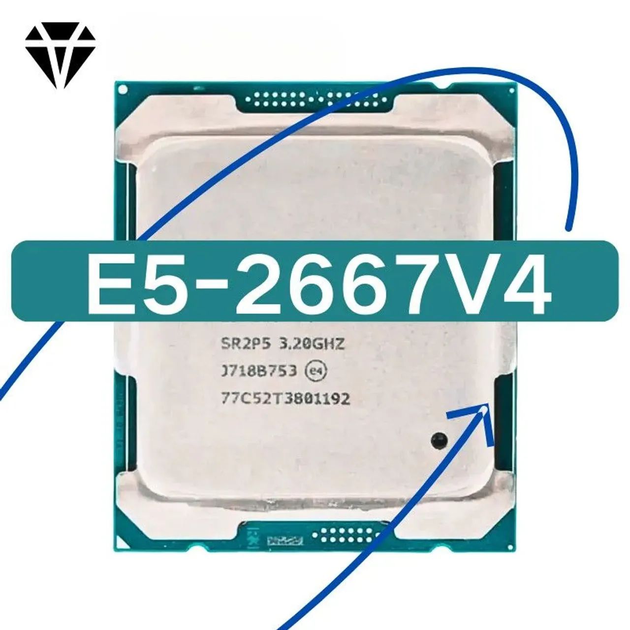  Xeon E5-2667 V4 8/16 3.5Ghz Processador Intel LGA 2011-3 (X99)