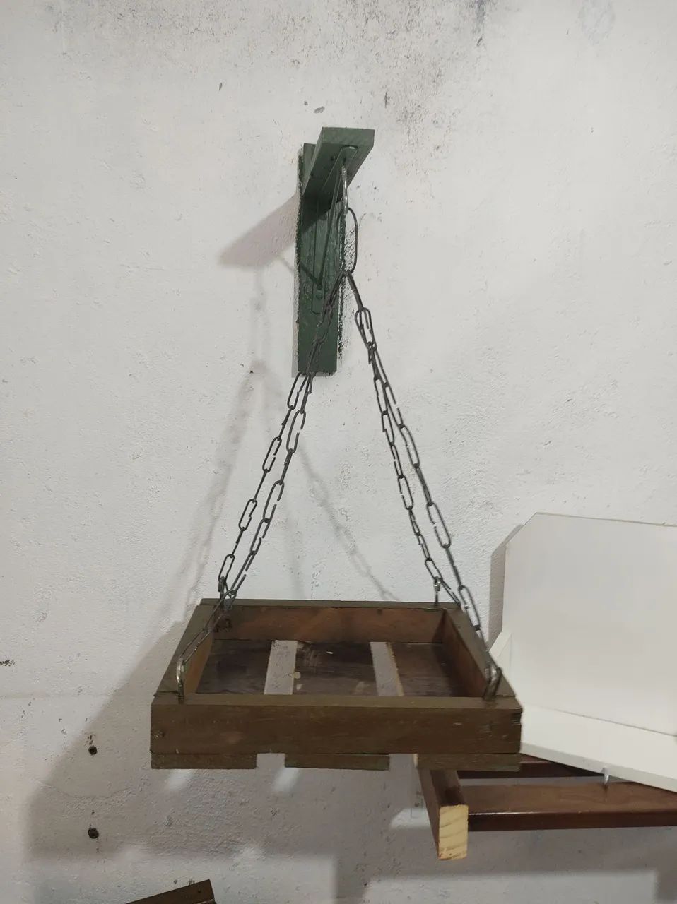 Floreira com suporte para parede