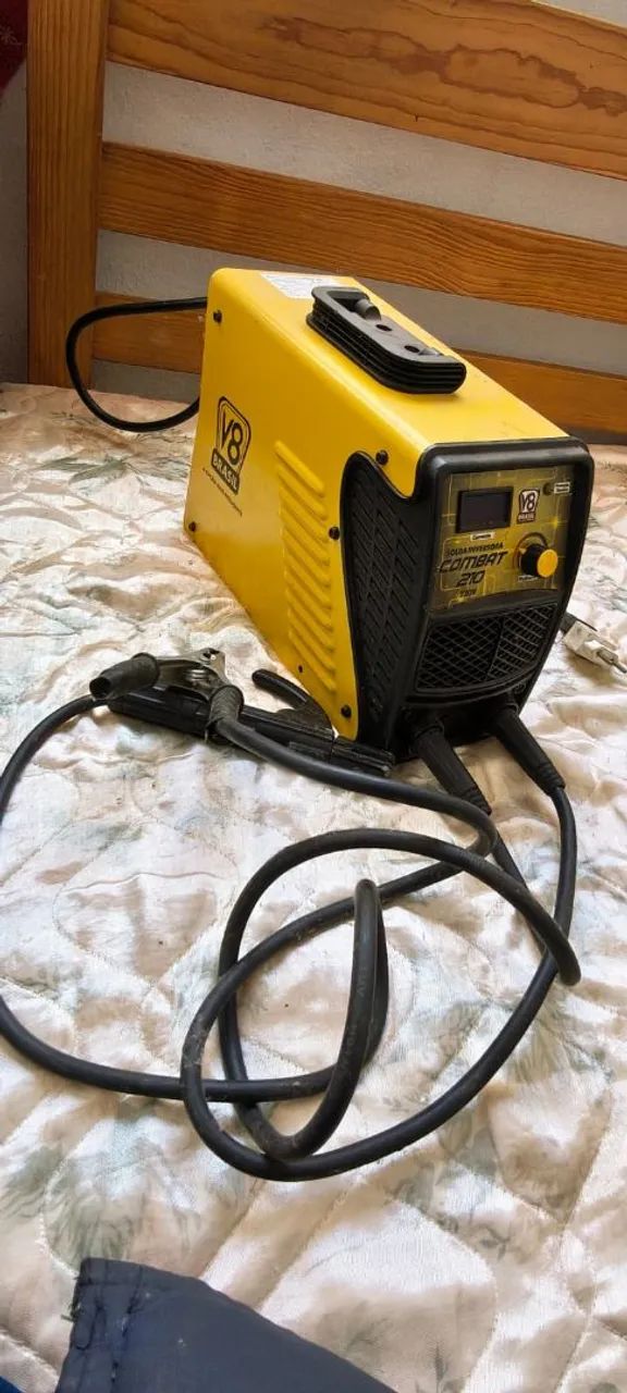 Vendo máquina de solda + máscara nova! - Foto 2