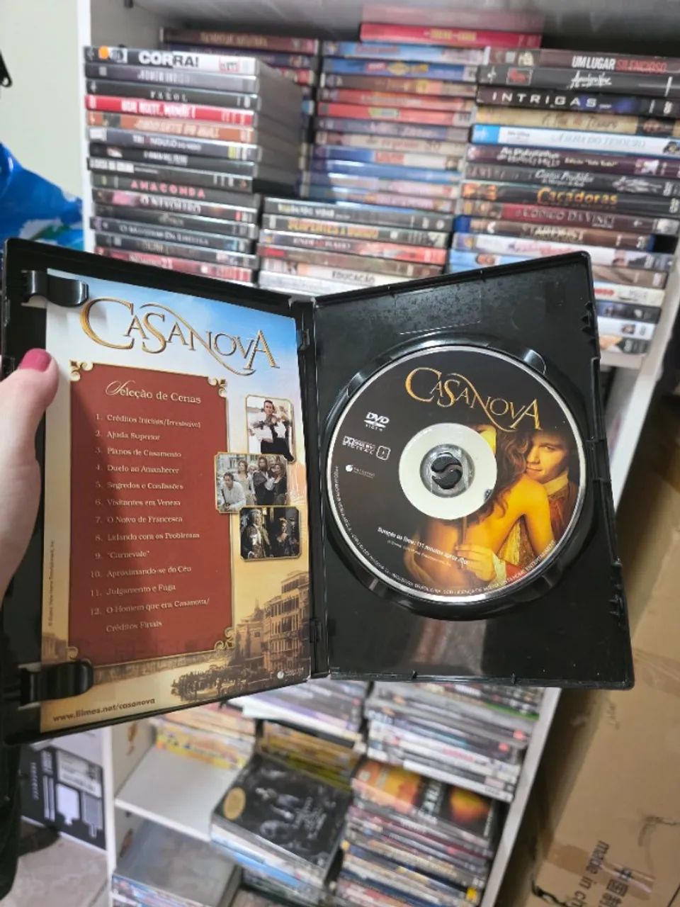 DVD Coração de Cavaleiro e Casanova - Heath Ledger - Foto 3