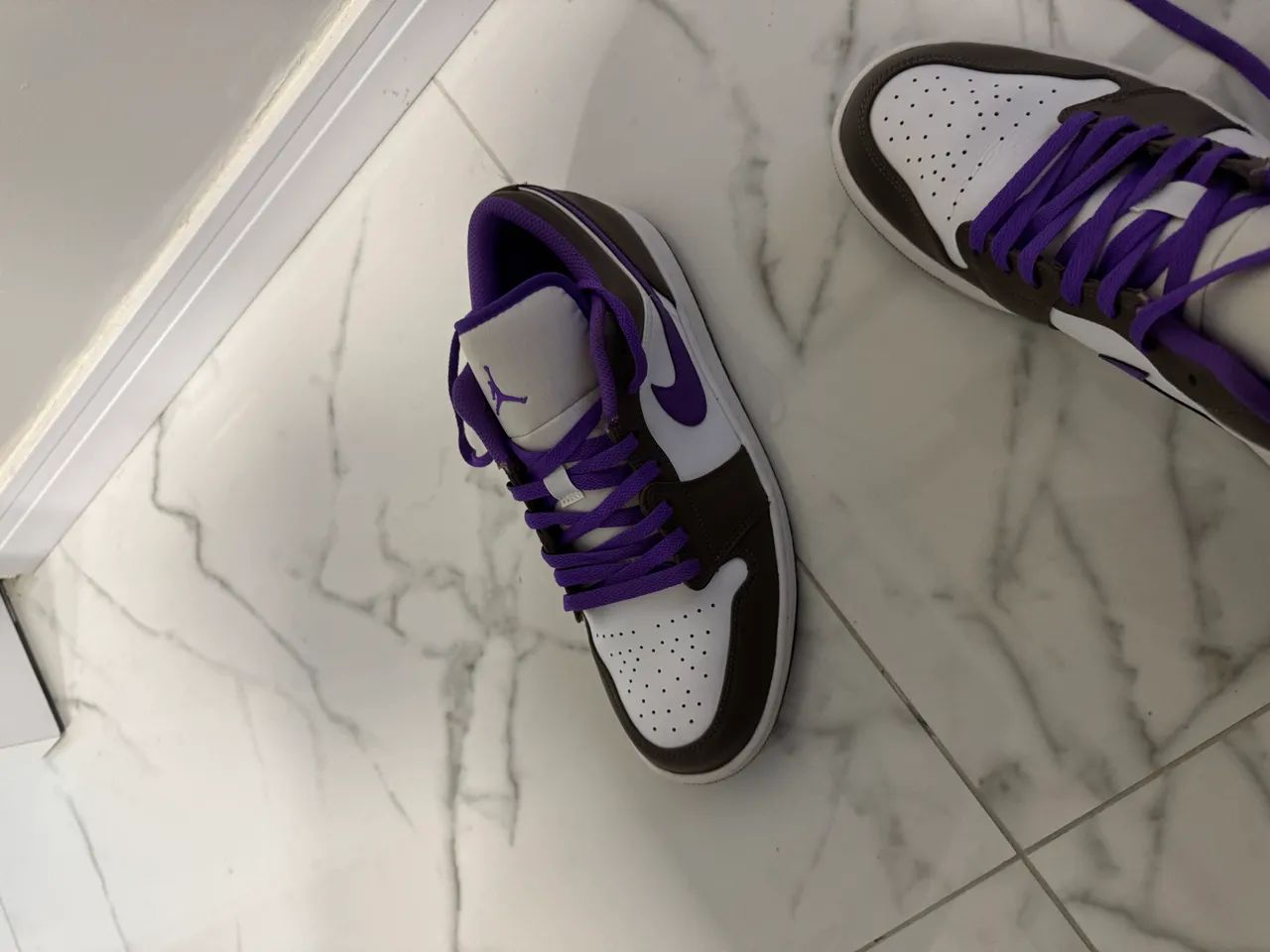 Air Jordan 1 Low marrom Original - Foto 4