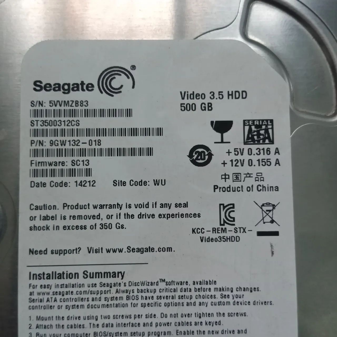 HD seagate