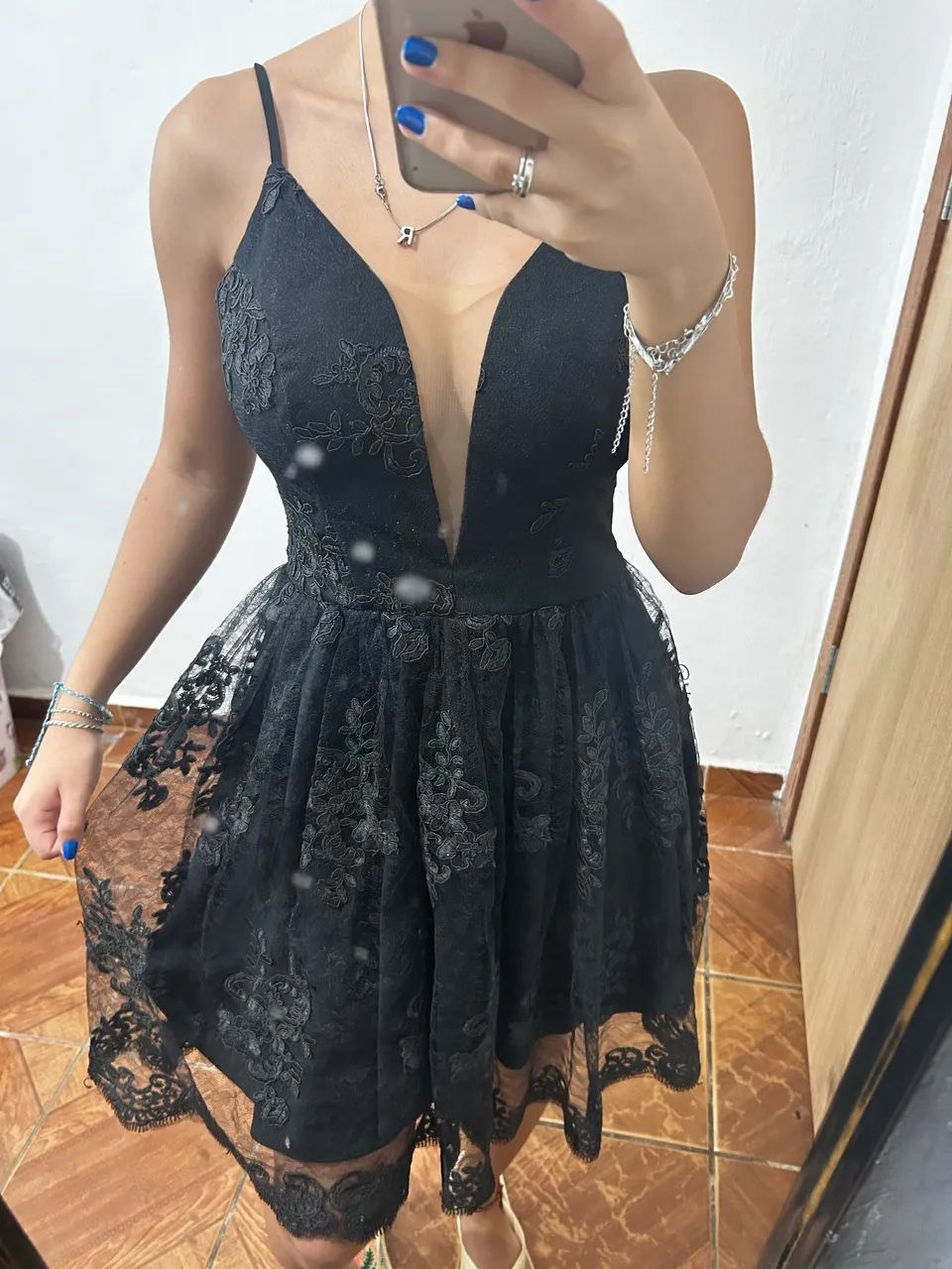 vestido renda