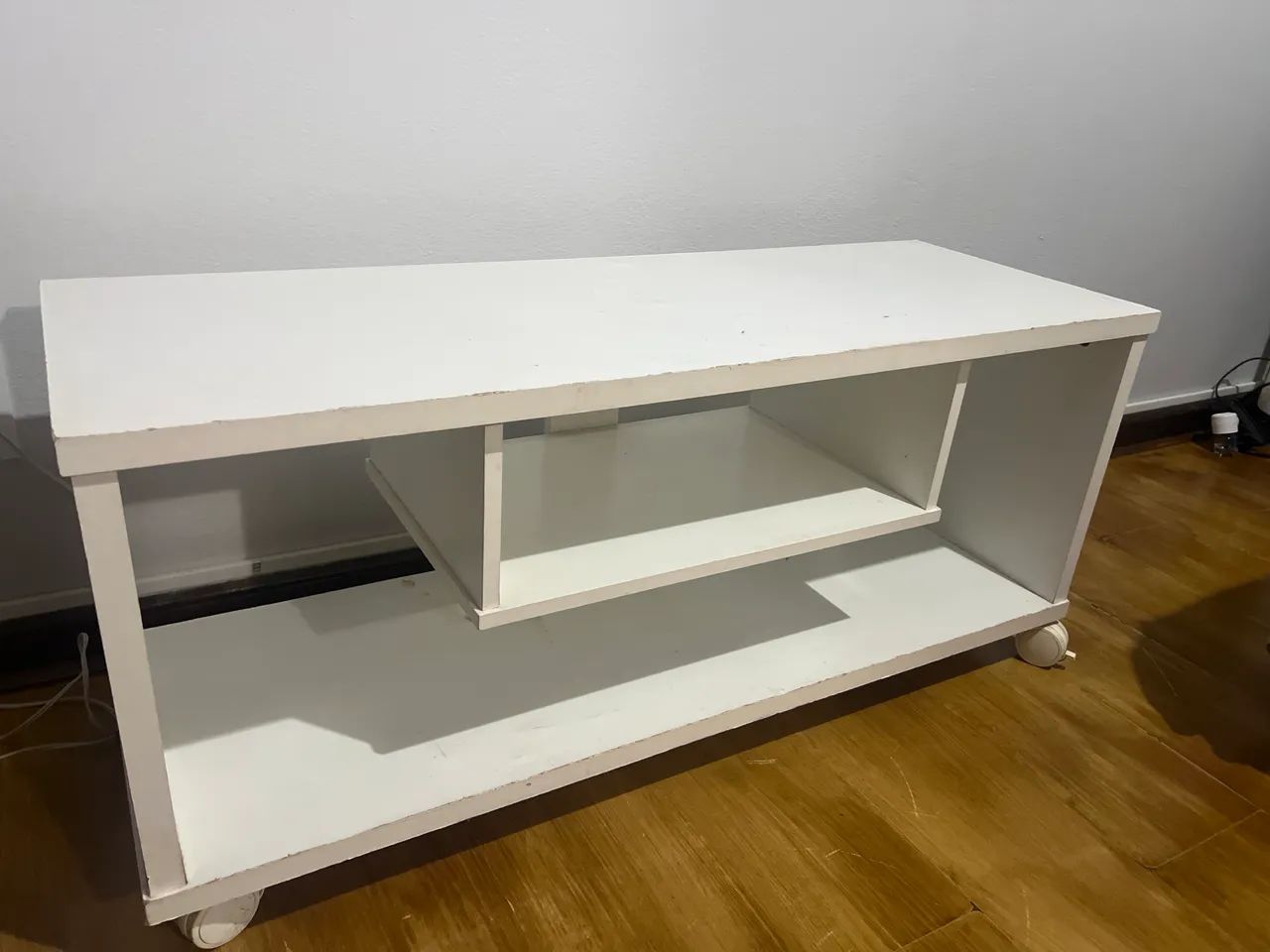 Rack Tok e stok branco com rodinhas  - Foto 3