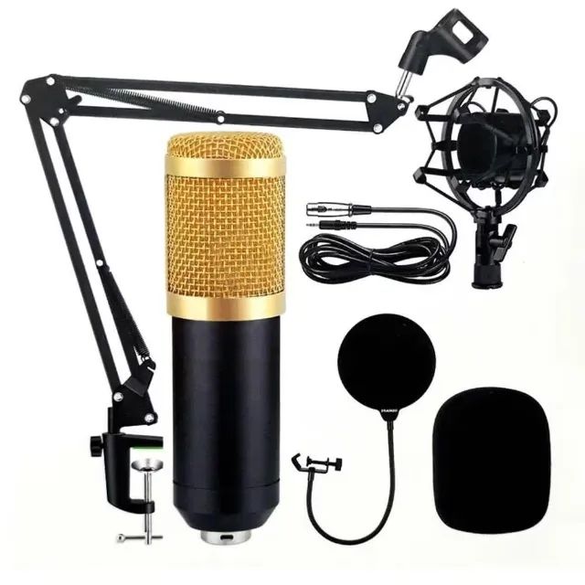 *Oferta!*(Produto Novo) Conjunto BM800 Microfone c/Braço art/Pop Filter/Cabo (Com Garantia - Foto 2