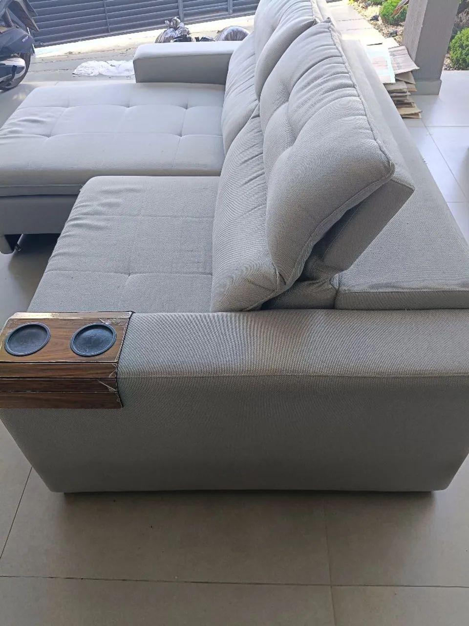 Sofá Retrátil 4 lugares  - Foto 4