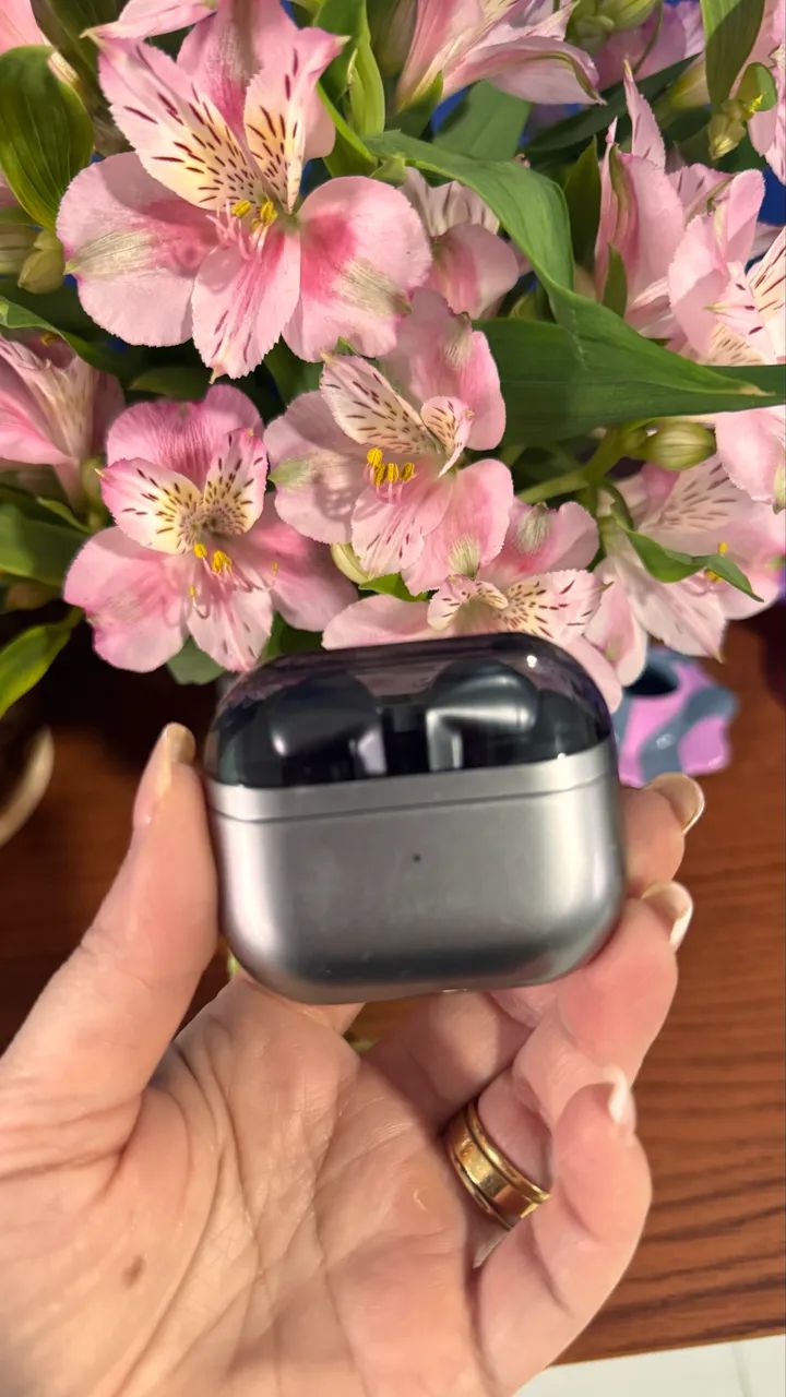Samsung Galaxy Buds3 Pro Prata com Estojo Original - Foto 2
