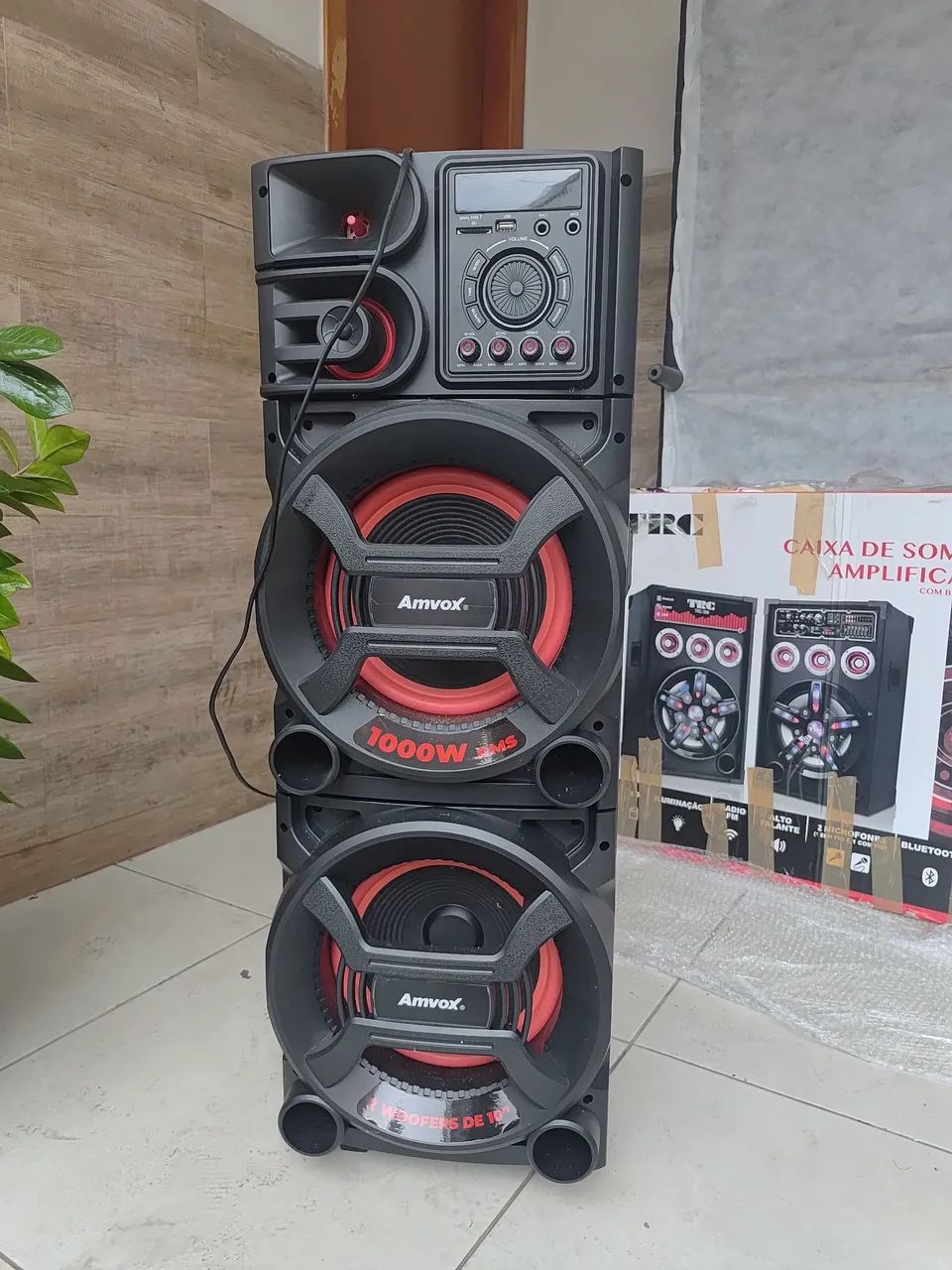 Caixa de som Amvox 1000w