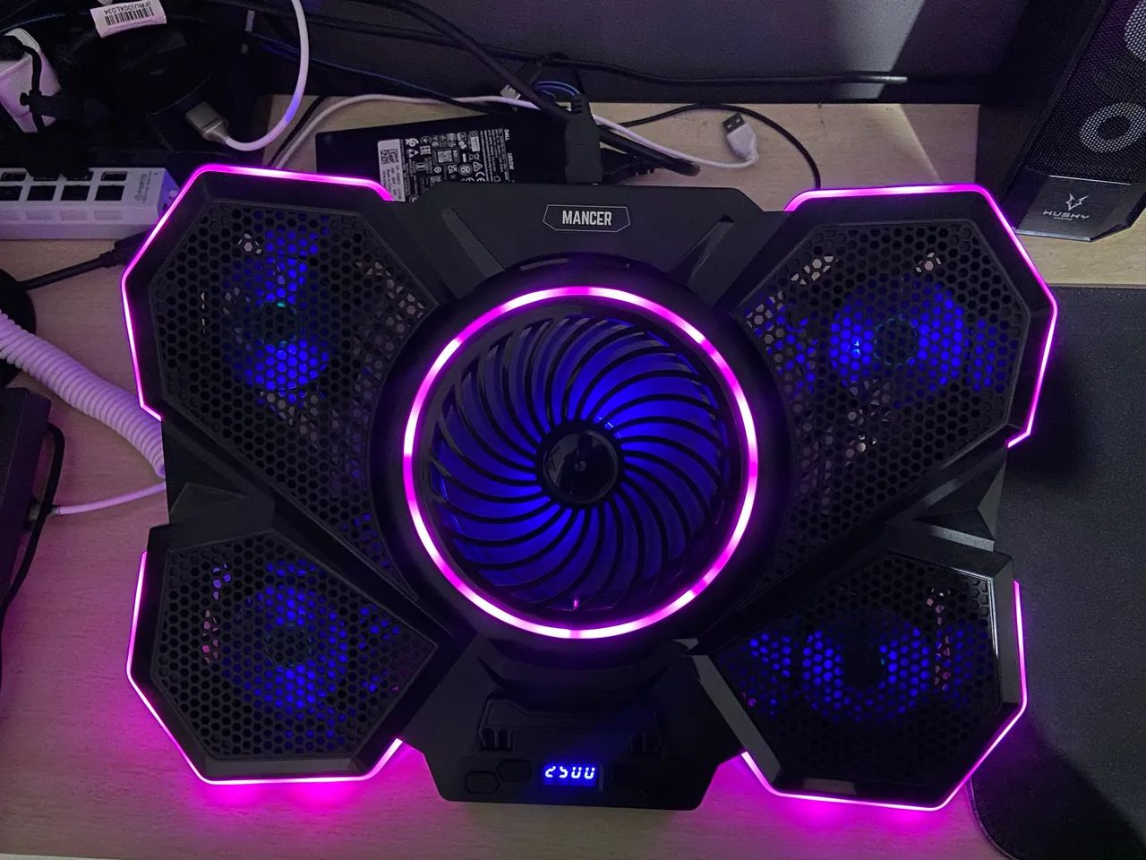 BASE DE REFRIGERAÇÃO PARA NOTEBOOK MANCER KADMUS RGB - Foto 5