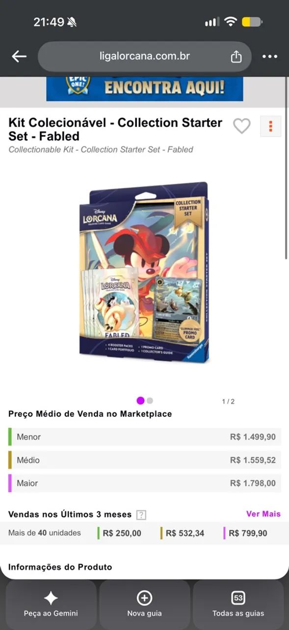 Starter Collection Set- Fabled Lorcana - Foto 3
