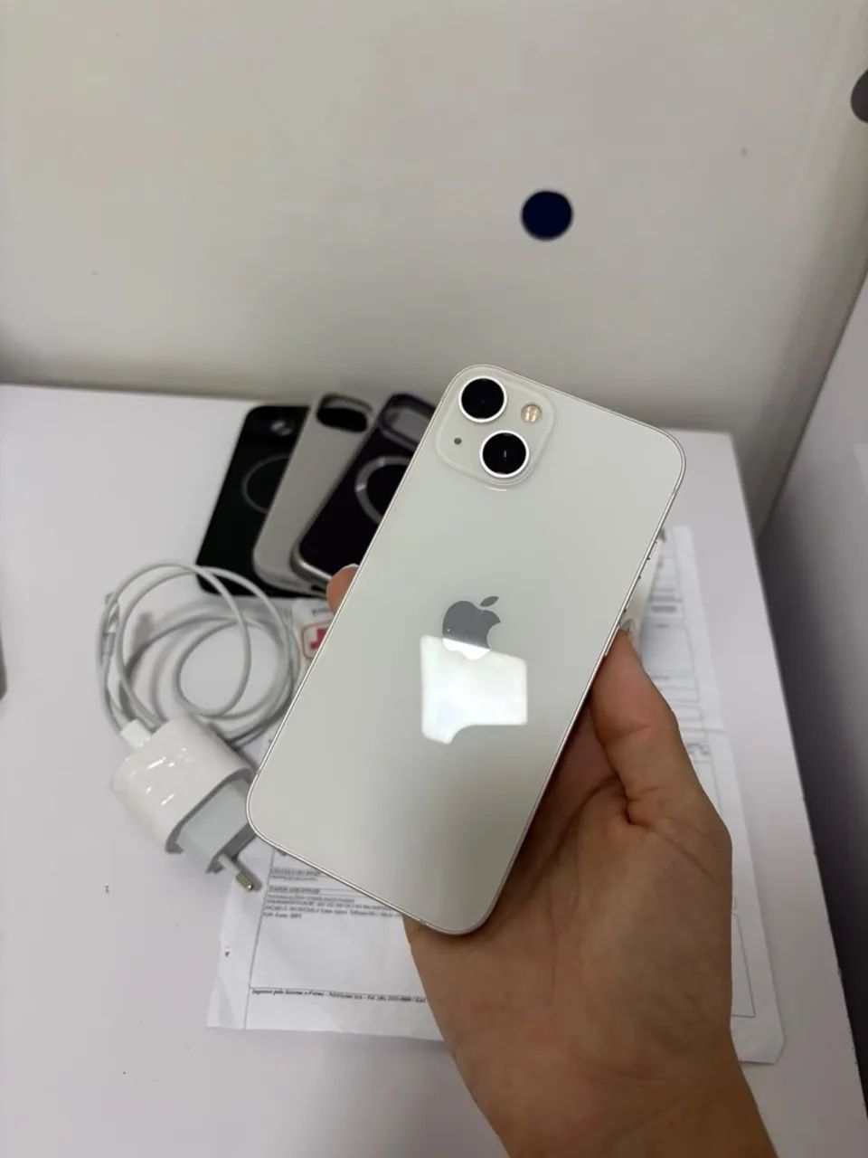 iPhone 13 Branco com NOTA! Bateria em 87%? - Foto 4