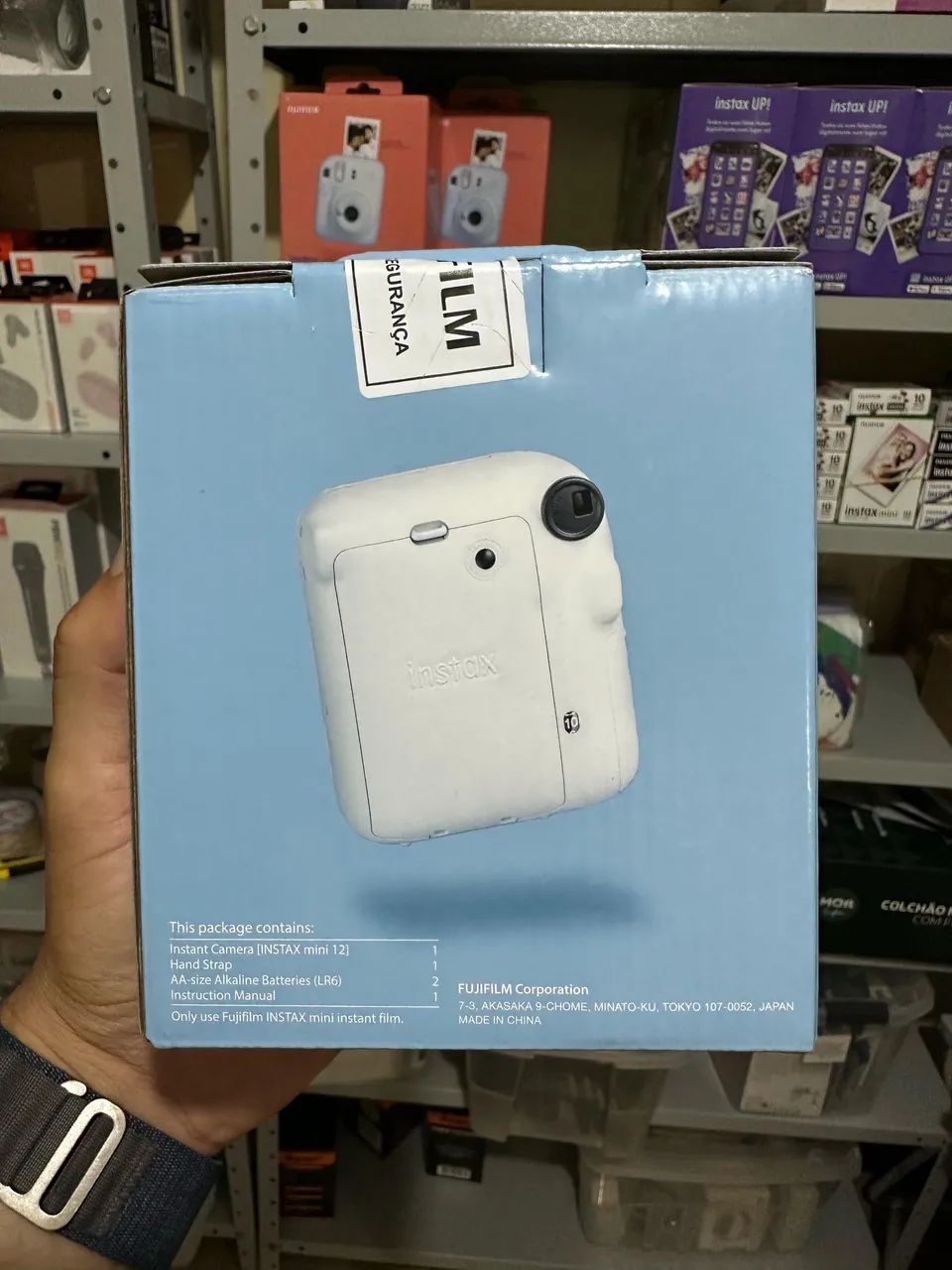 Câmera Instax Mini 12 Branca  - Foto 3