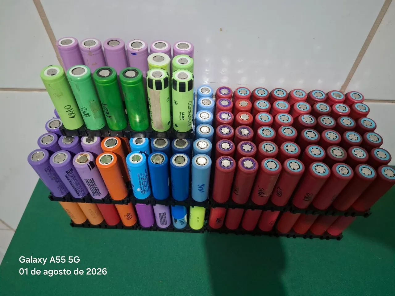 Lote 52 - celulas de litio usadas - Foto 2
