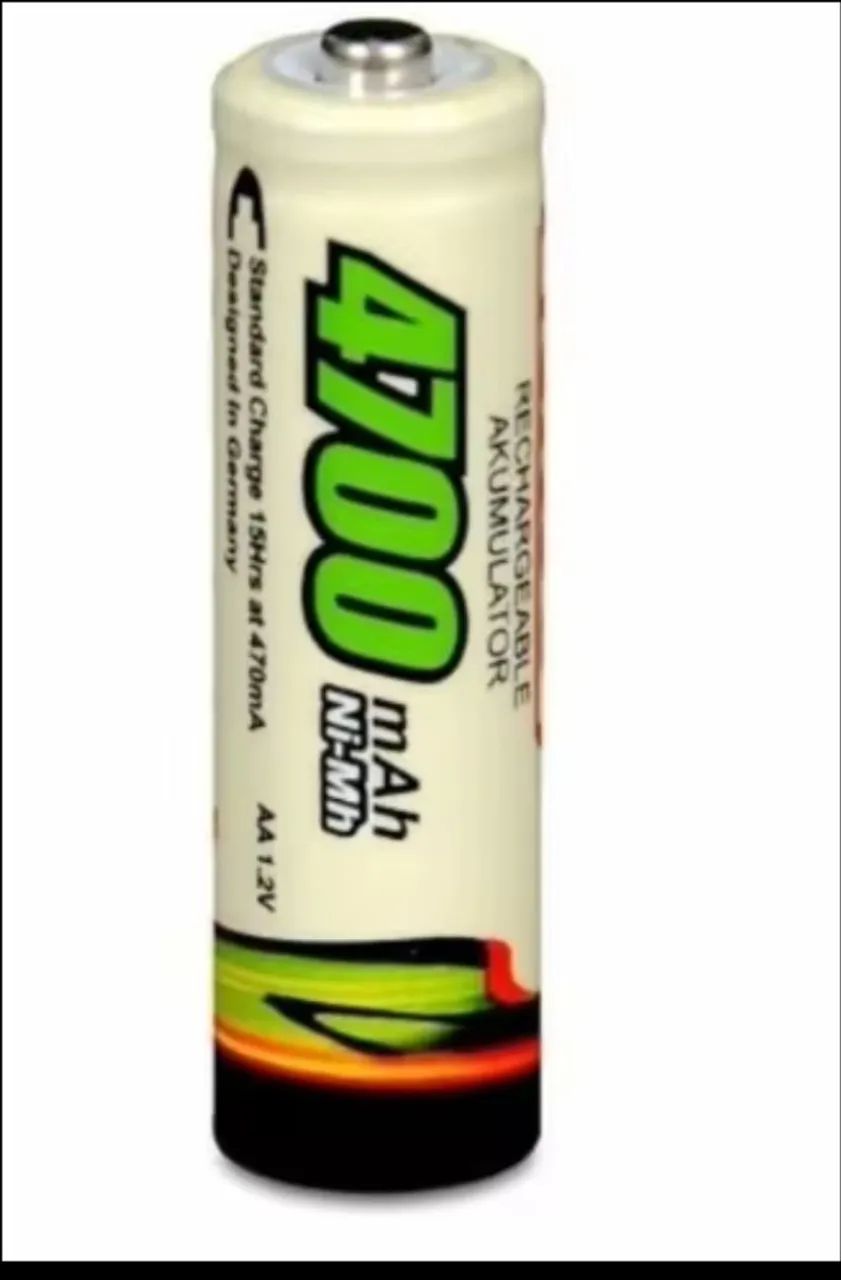 4 Pilhas AA  Recarregavel 4700mAh - Toply - Foto 5