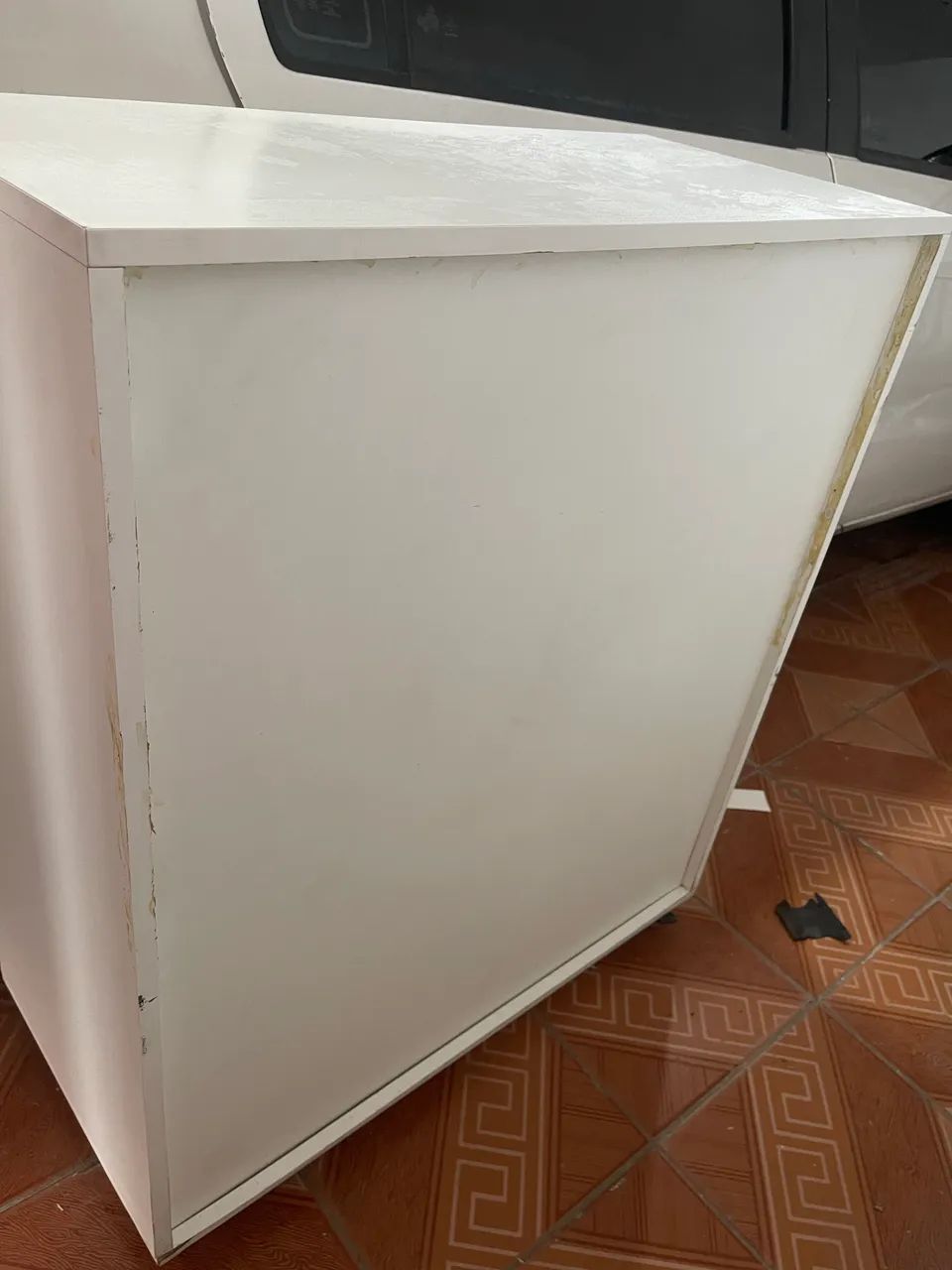 Balcão de loja com rodinhas 