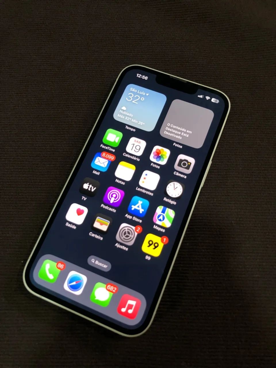 iPhone 13 em ótimo estado com caixa e nota fiscal - Foto 2