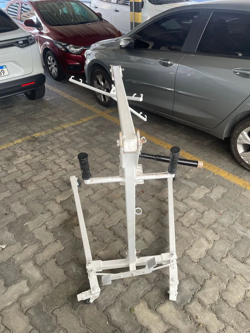 Guincho de elevação e transferência de acamados . Gratos cesto de nylon de qualidade.  - Foto 2