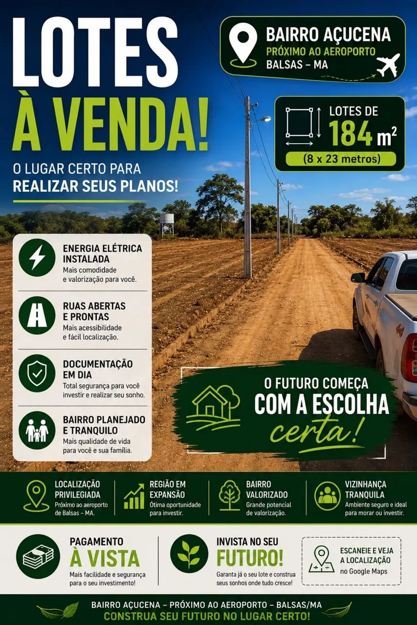 Loteamento no bairro Acucena 