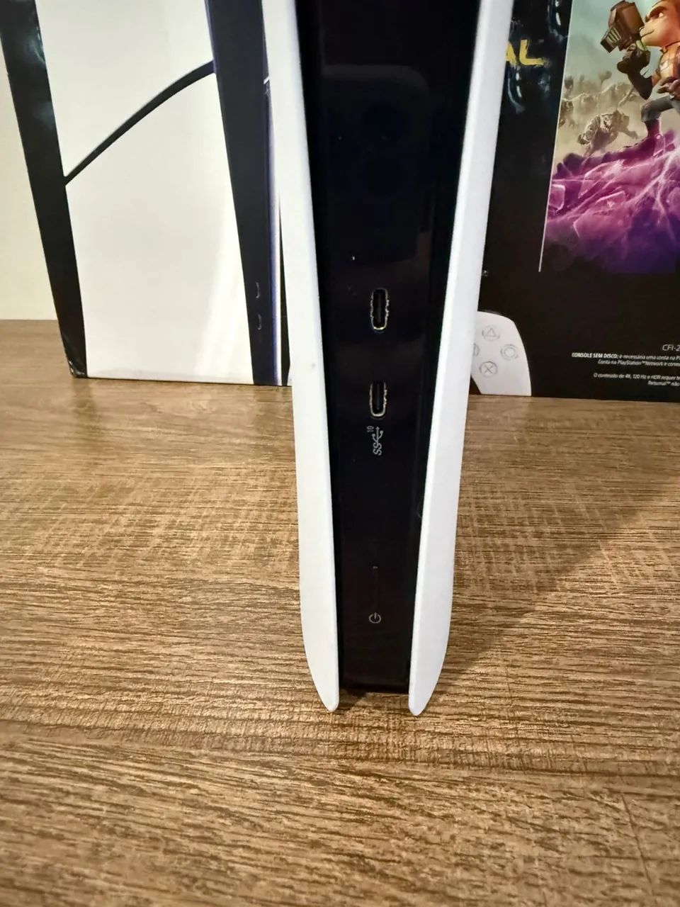 Ps5 slim com 3 jogos e nota  - Foto 3