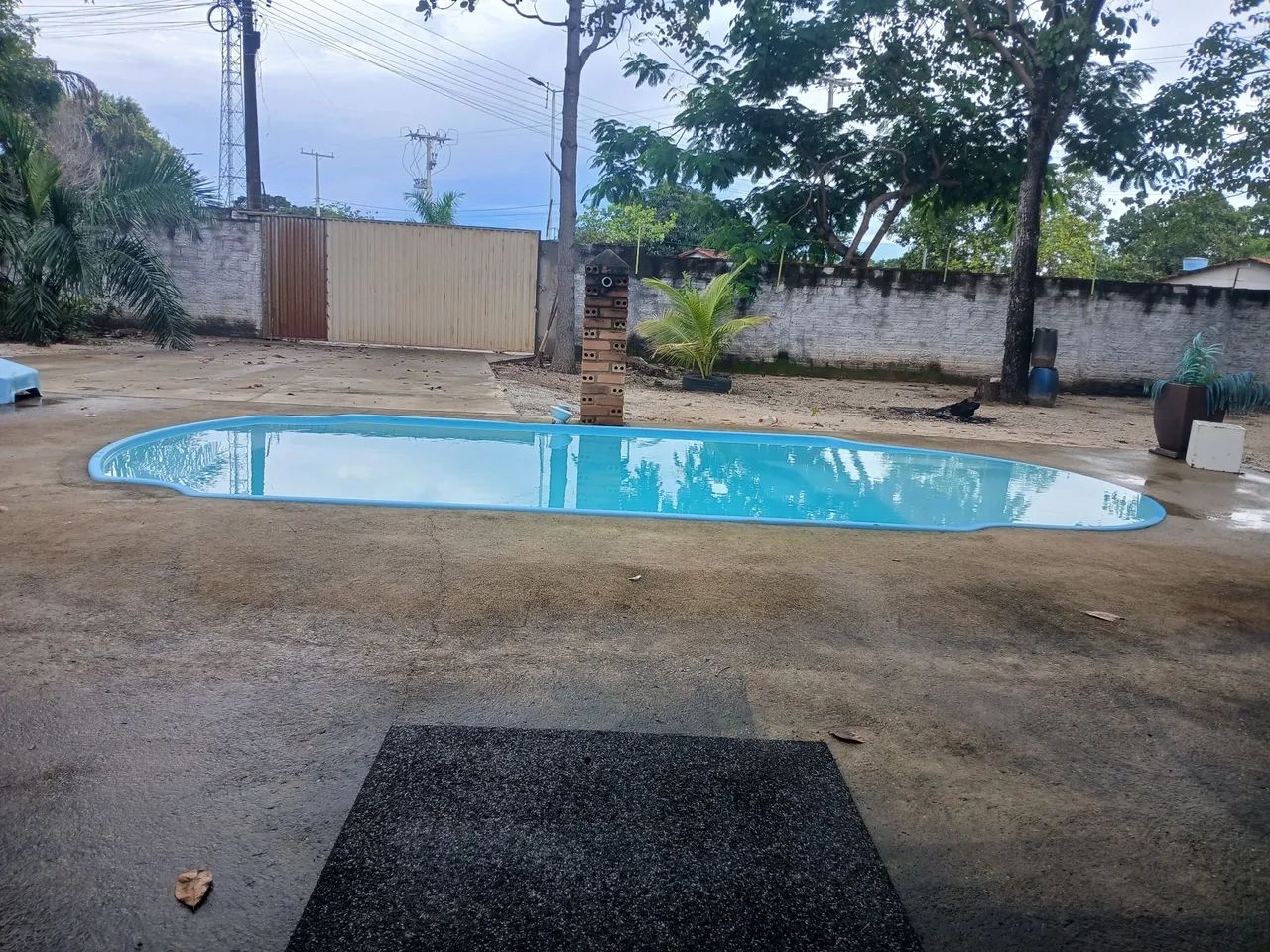 Casa. temporada aruana com acampamento