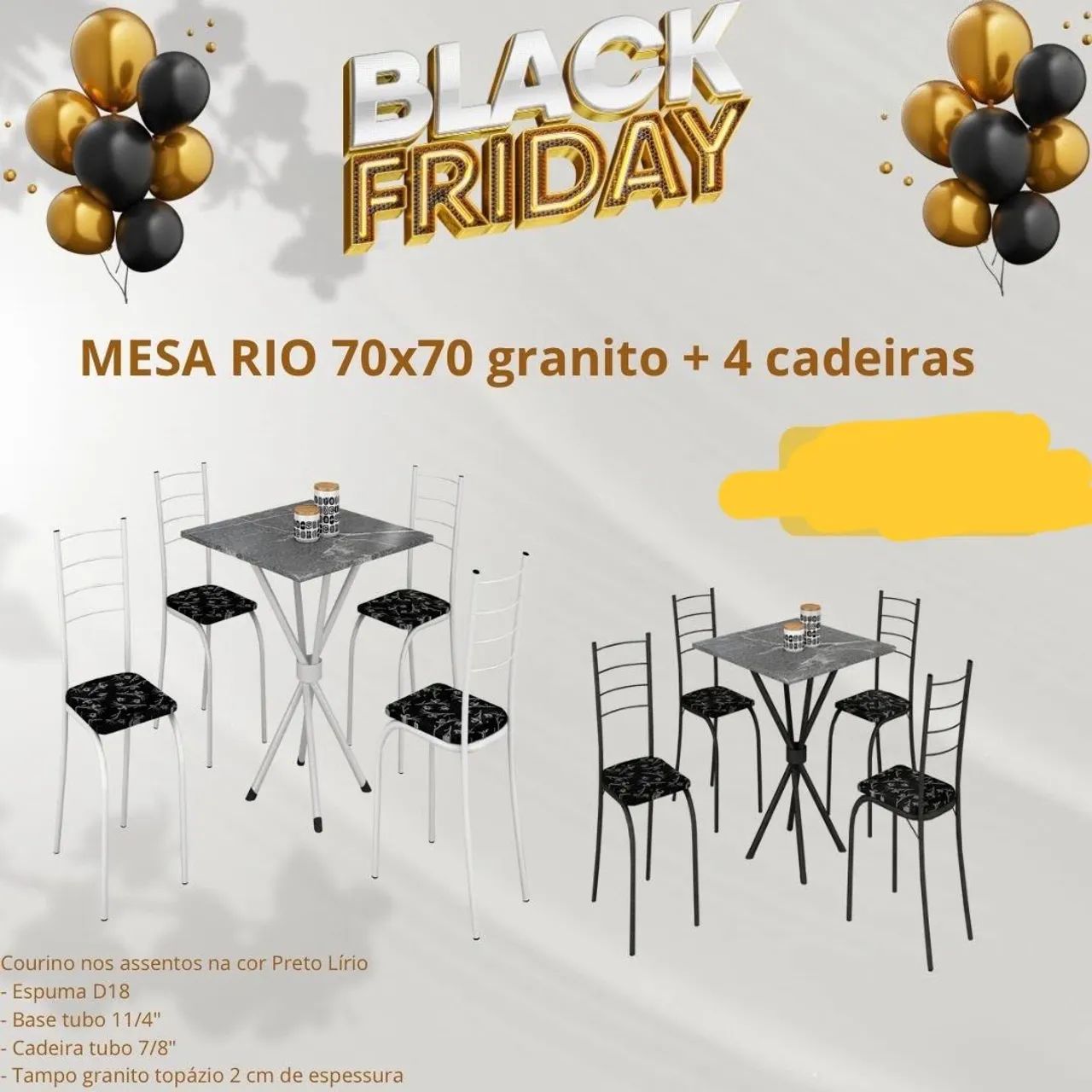 Mesas com cadeiras