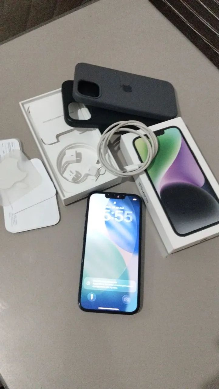 iPhone 14 128GB Meia-Noite (Midnight)