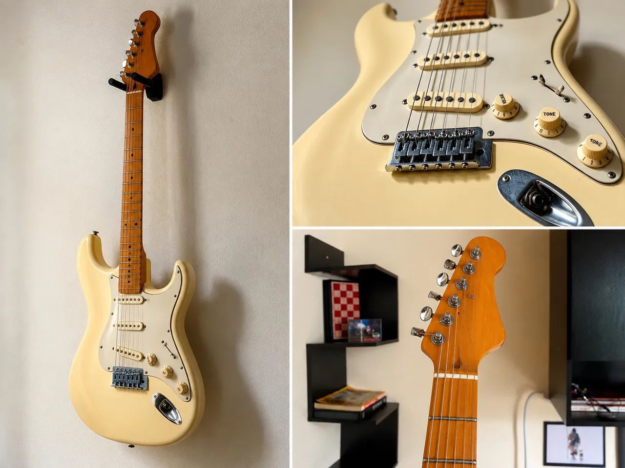Guitarra elétrica - revisada e funcionando perfeitamente - Foto 2