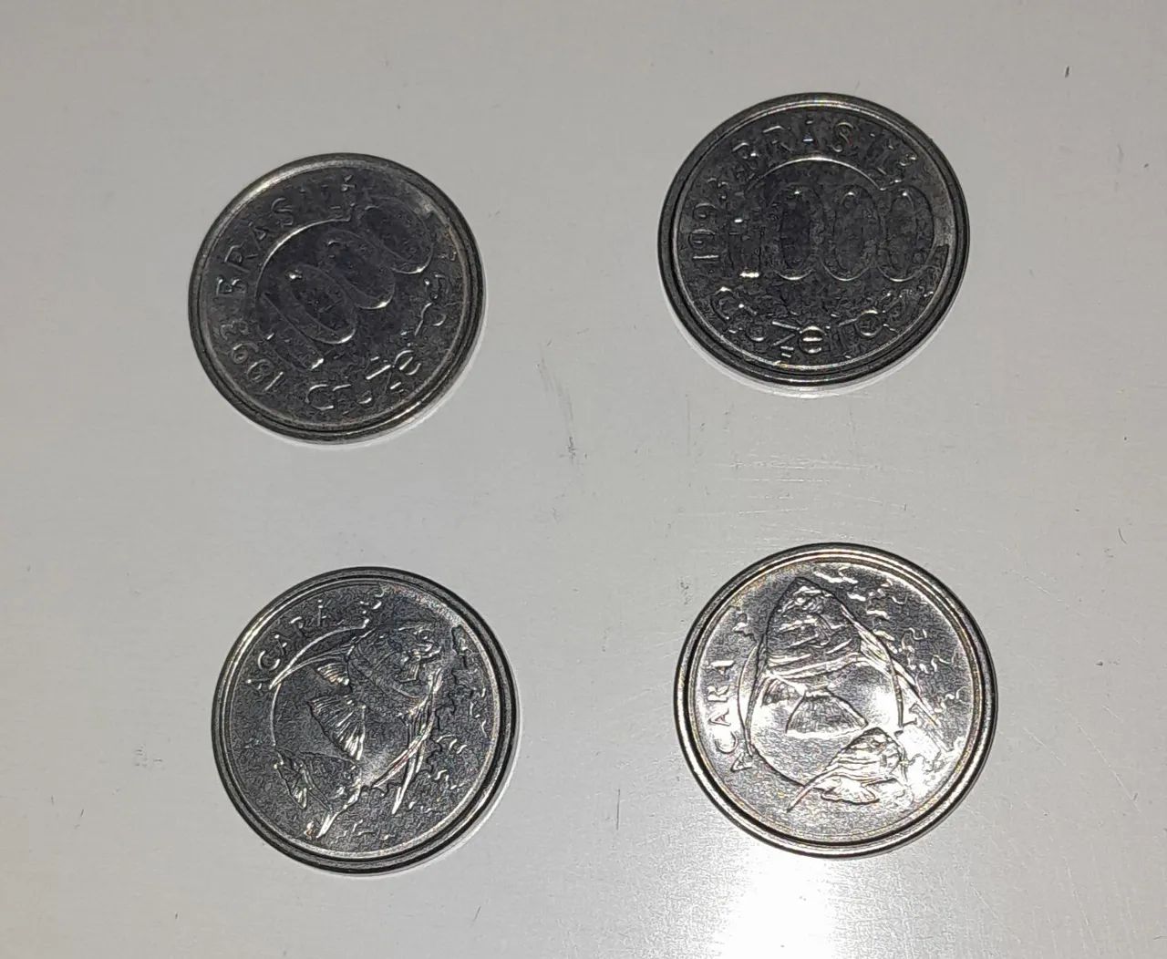 Moedas antigas de 1000 Cruzeiros 