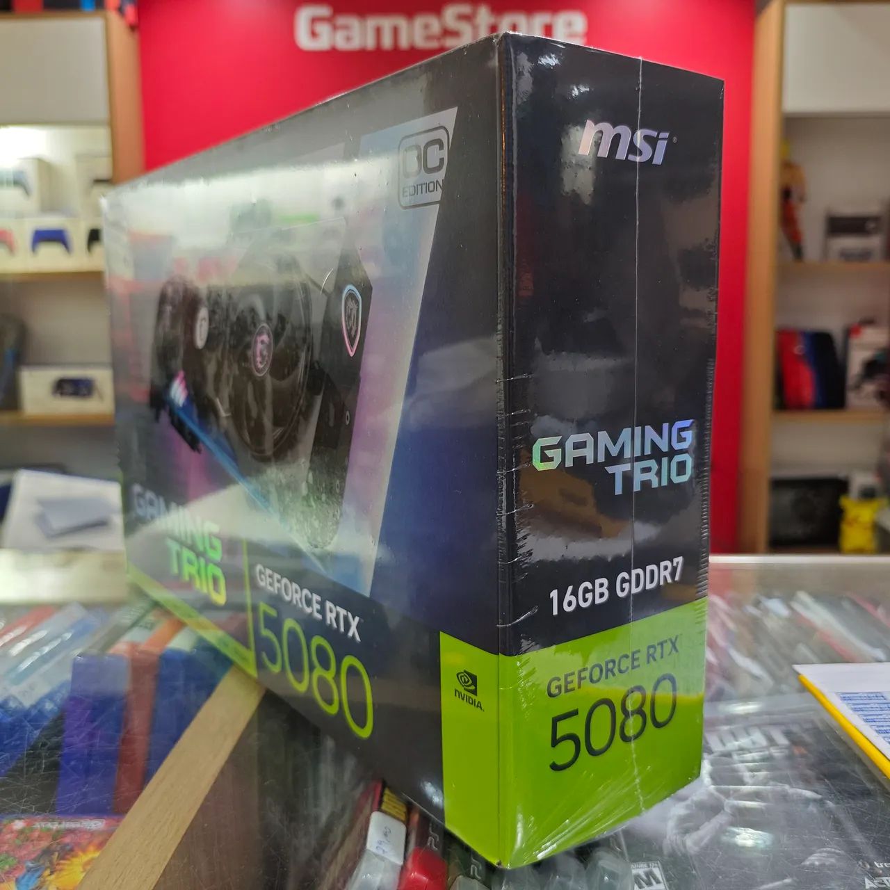 RTX 5080 MSI Gaming Trio OC 16gb Lacrada Loja física  - Foto 2