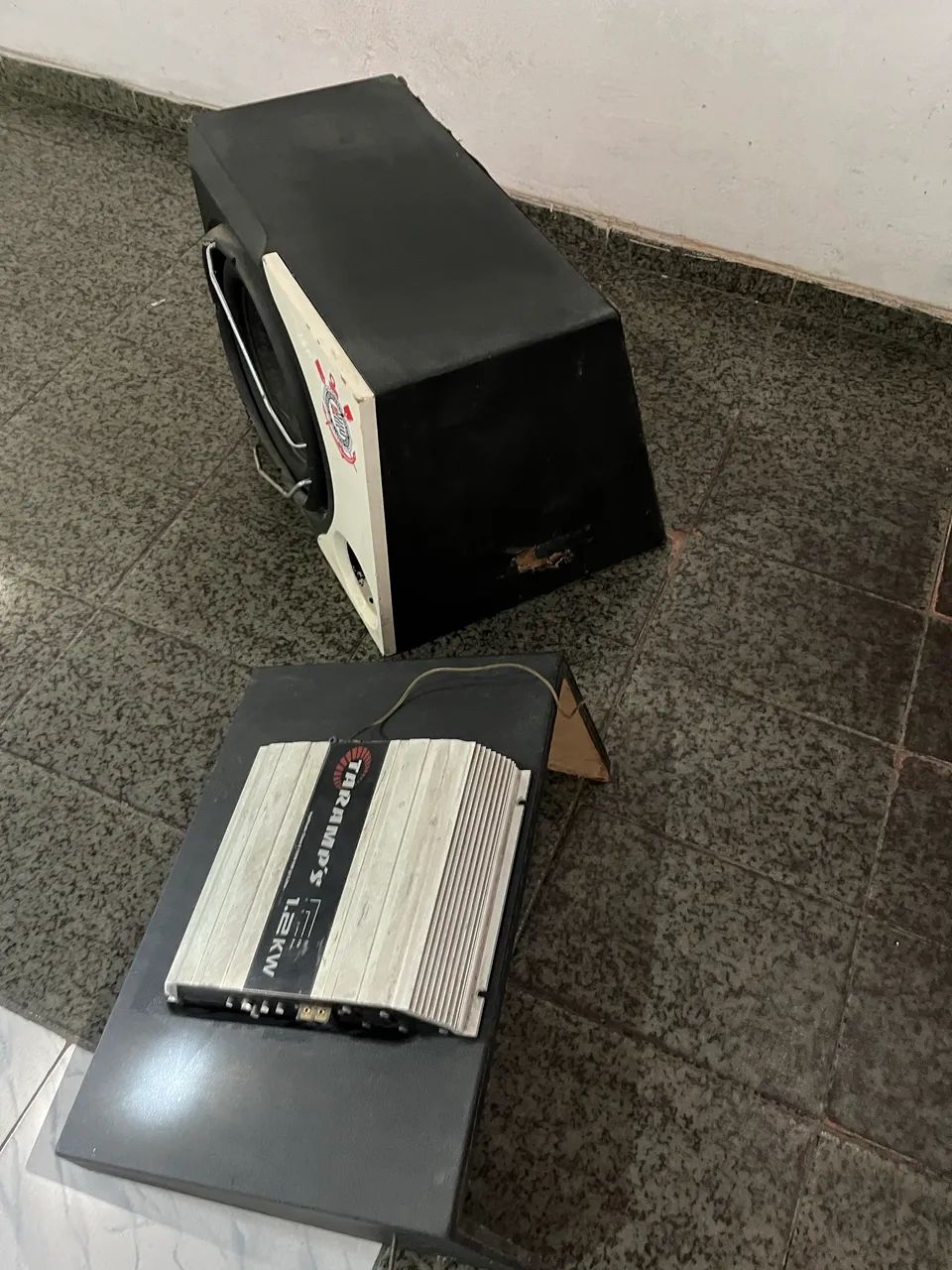 Subwoofer Bravox + Potência Taramps + voltímetro  - Foto 5