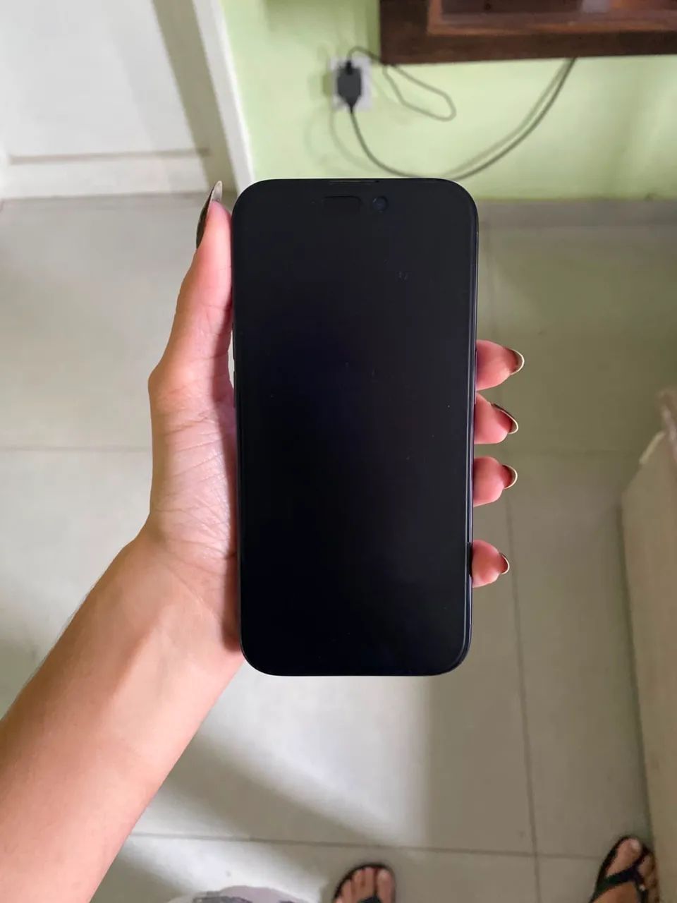 Iphone 15 pro titânio azul - 256gb - Foto 2