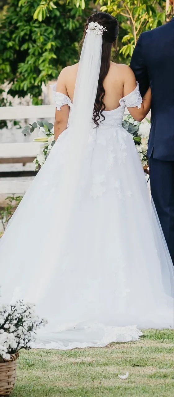 Vestido de noiva impecável - Foto 3